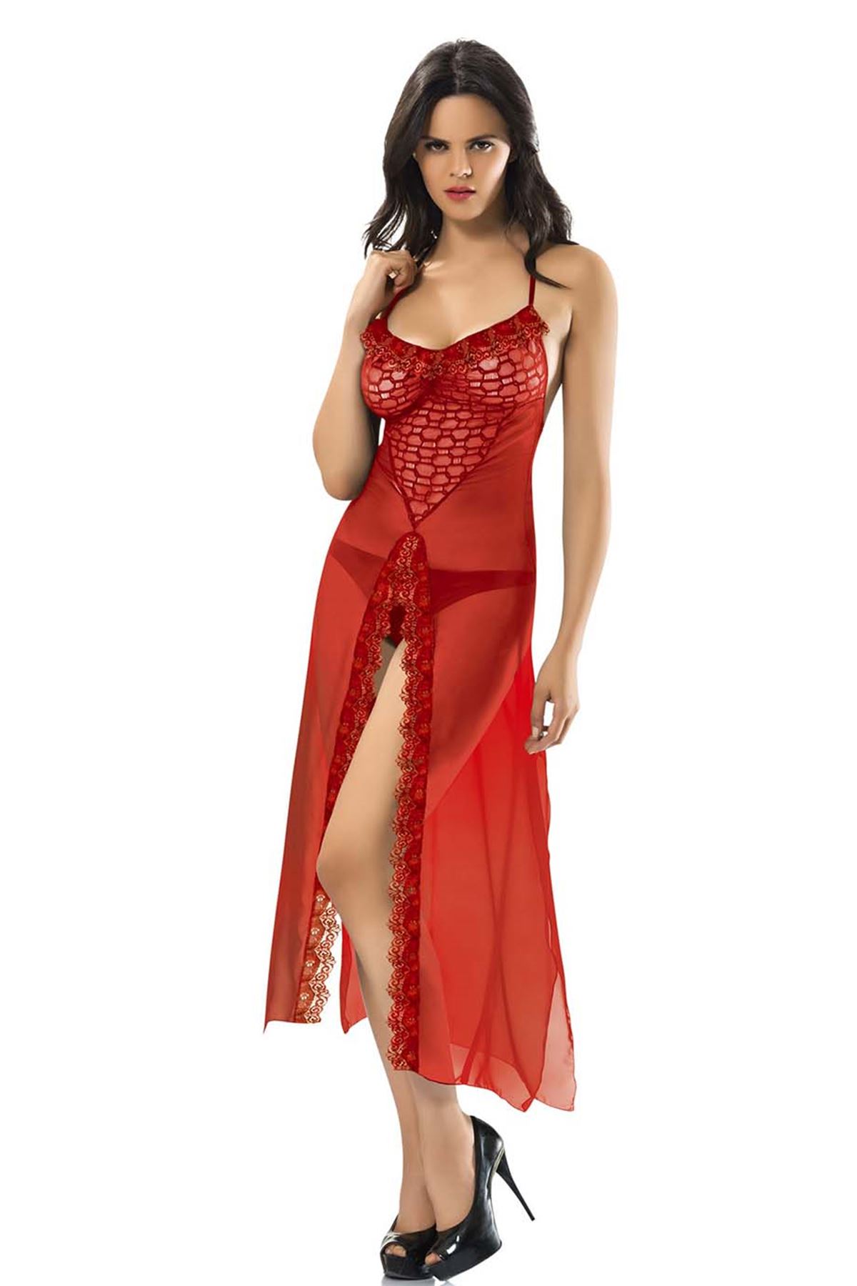 Deluxerie Long Chemise Set Latarra Deluxerie Long Chemise Set Latarra